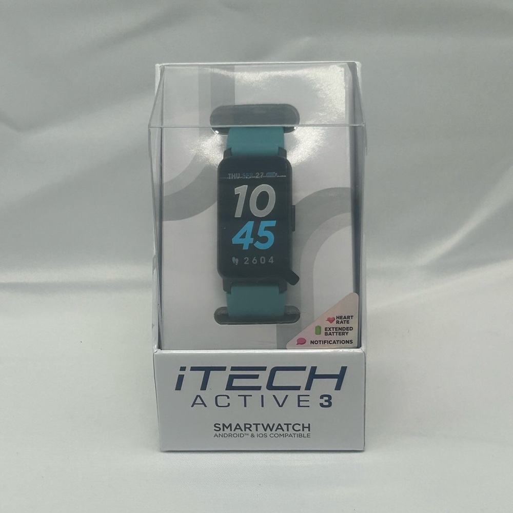 Active 3 Teal Smartwatch - Fitness Tracker for Android & iOS